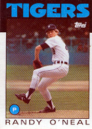 1986 Topps Baseball Cards      073      Randy ONeal